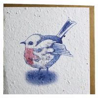 Growing Paper Bird Greeting Card